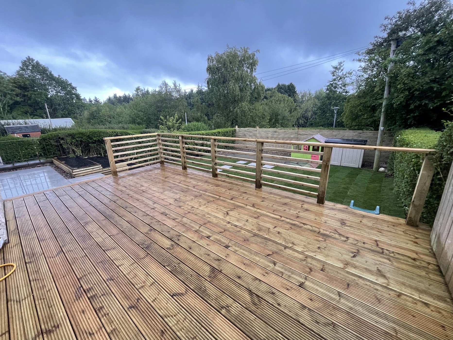 wooden decking bearsden